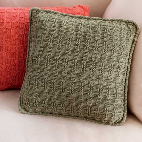 Basket Stitch Pillow